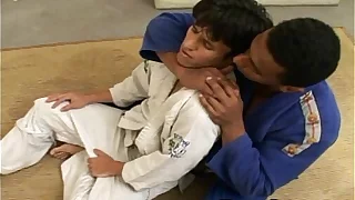 Muscle Hunks Trainer get Fucked at Karate session