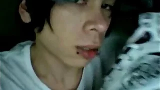 Emo BF Eats His Own Cum!